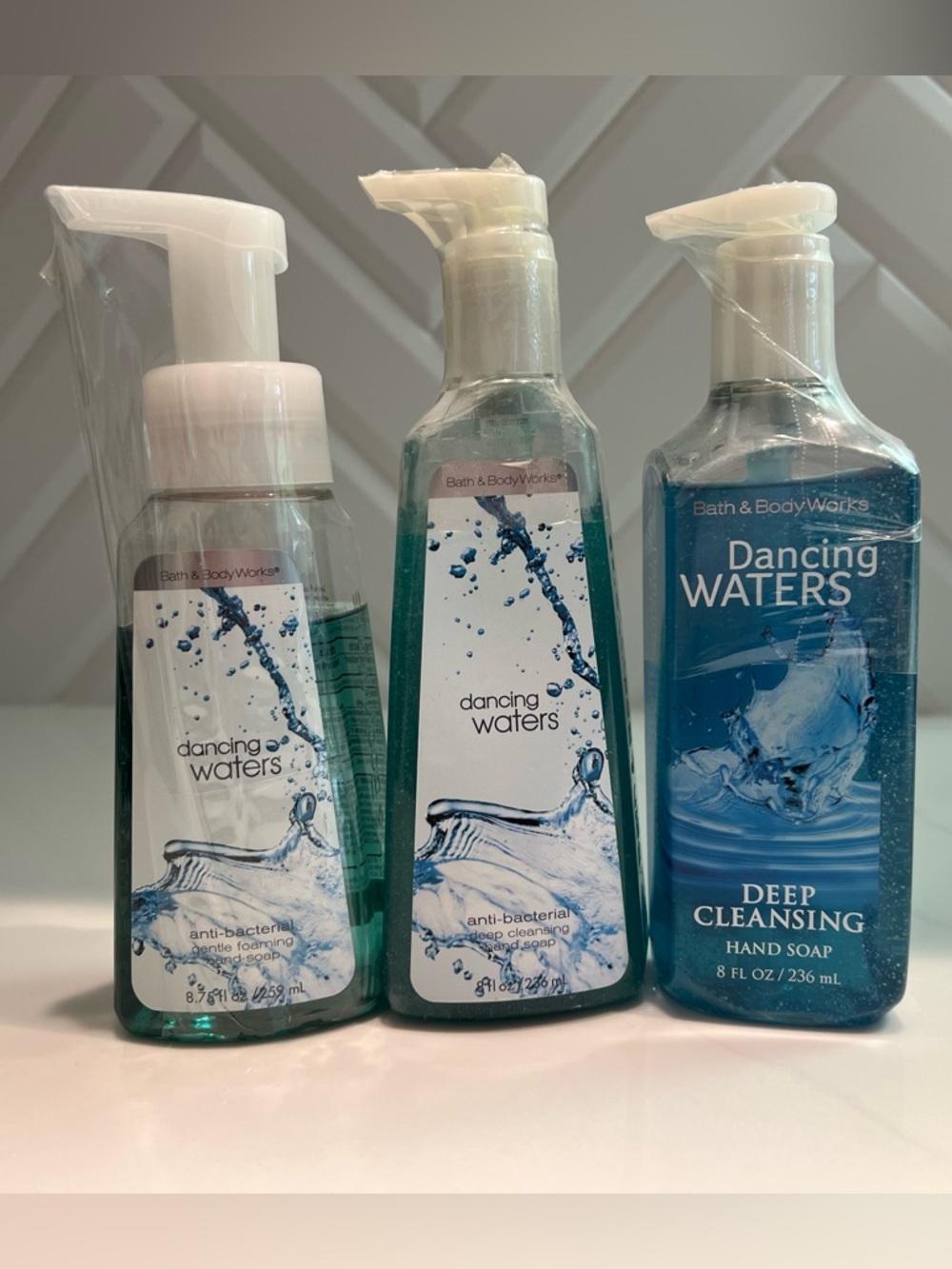 Bath & Body Works Dancing Waters Hand Soap Trio